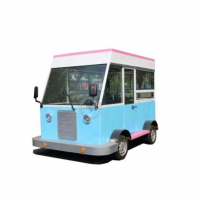 Mini square food cart for ice cream and hot dog food trailer /truck with new shape